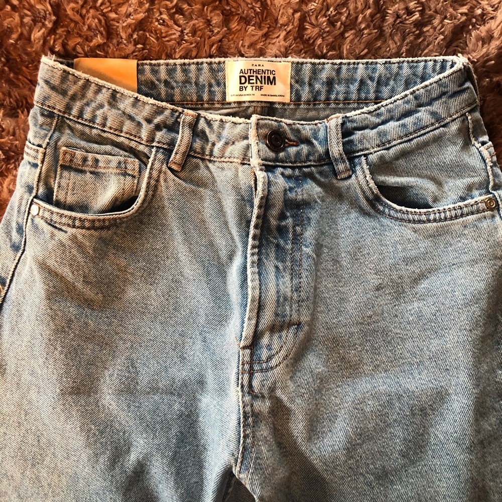 Zara Trafaluc High Waist Mom Jeans